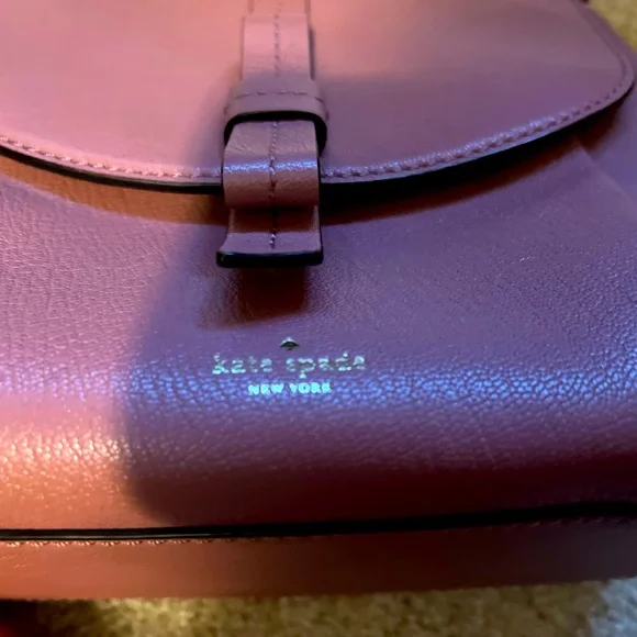 Dusty Rose Kate spade satchel bag with sideways bow. Almost new - Picture 2 of 2